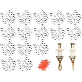 Drchoer Pellet Bander Tool Kits: 200 Pcs Carp Pellets Bands Micro Bait Bands 2pcs Expander Set for Carp Coarse Fishing Tackle