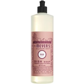 MRS MEYER'S Rose Dish Soap, 473 ML