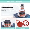 HAADID Vacuum Casting Gasket, 4Pcs Classic Pro Gasket Gaskets O-Ring