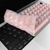 HRH Keyboard Cover for Long Nails, Silicone Raised Keyboard Cover