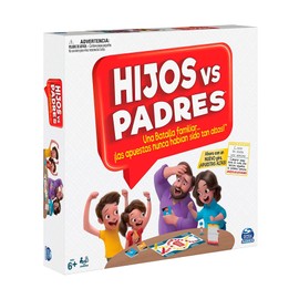 Spin Master Games, Classic Question Game for The Whole Family, Sons vs Parents for Kids to Age 6 (6065093)