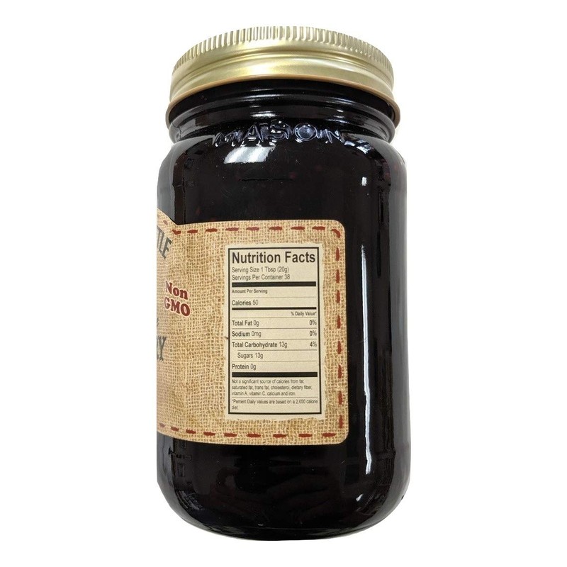 The Dutch Kettle Amish Homemade Style Blackberry Jam Seedless 2-19
