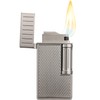 Colibri Julius Double Flame Butane Flint Cigar Lighter with Diamond-Pattern