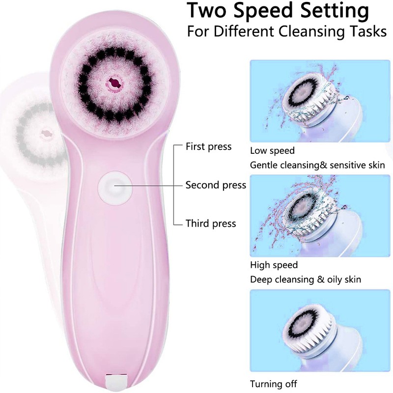 6 in 1 Facial Clean Brush USB Charging Facial Cleansing