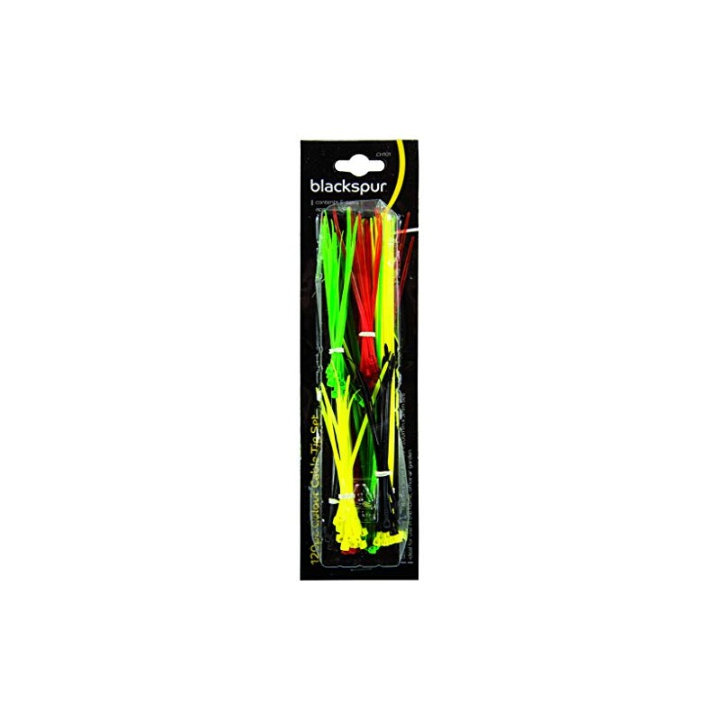 Blackspur BB-CH101 Assorted Colour Cable Tie Set