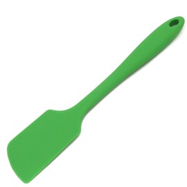 Chef Craft Premium - Espátula en ángulo de silicona, 28 cm, color verde