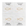 HEKU 100 napkins, 3-ply, 33 x 33 cm, fish, absorbent