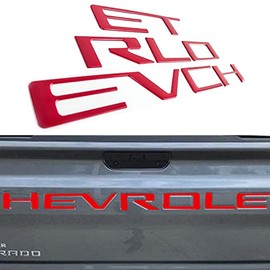 Insert Letters Emblem Compatible for 2019-2024 (Red)