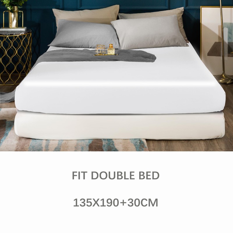 AYSW Cooling Double Bedding Fitted Sheet with All Around Elastics