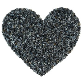 Crocon Crocon 1LB Crushed Larvikite Chips Bulk Stone 2000+ Carats Natural Quartz Pieces Irregular Shape Gemstone Tumbling Cabbing Gem Mining Chakra Balancing Reiki and Crystal Healing Home Office Dcor