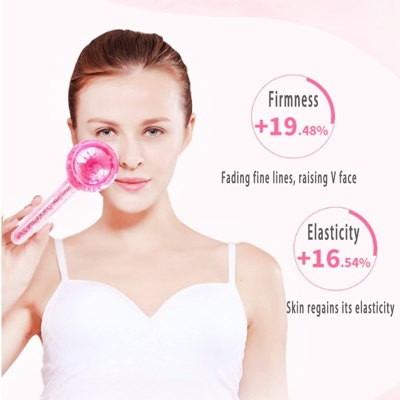 Aifounds 2 pc Facial Ice Globes,Spa Cooling Globe for Face