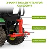 AUTOSAVER88 Heavy-Duty 3 Point Hitch Receiver,3000lbs 3 Point Trailer Hitch
