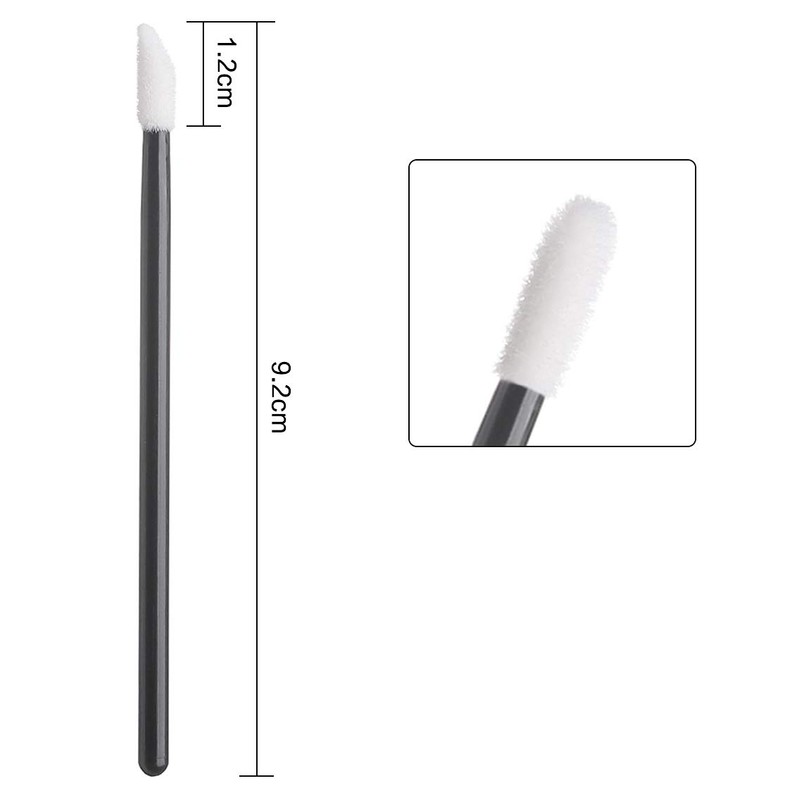 100pcs Disposable Lip Brush Makeup Brush Lipstick Lip Gloss Wand