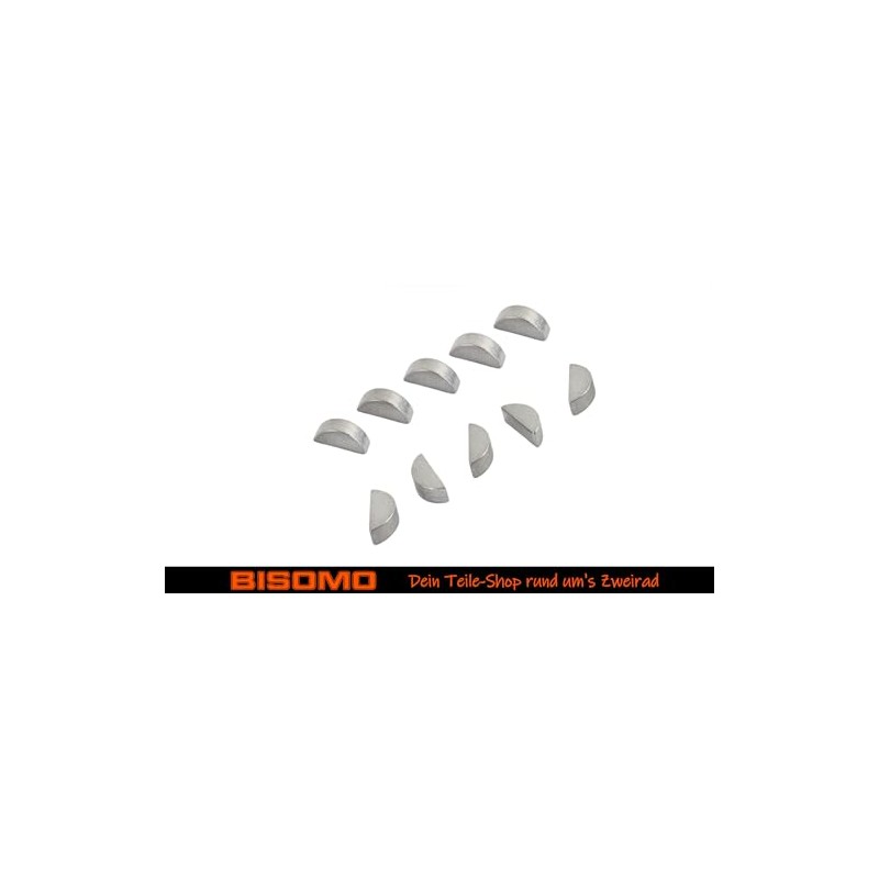 10 x Disc Spring 2 x 3.7 mm Crescent Moon