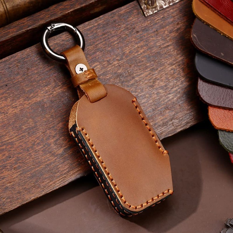SANRILY Key Fob Cover Case for Kia Stinger Seltos Telluride