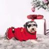 KYEESE Red Dog Sweater Christmas Turtleneck with Bowtie Knit Pullover