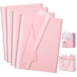 160 Sheets Pink Tissue Paper for Gift Bags 20 X 14 Inches Wrapping Tissue Paper Bulk for Crafts Gift Packaging Weddings Baby Shower Birthday Party Decorations