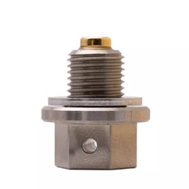 Gold Plug Stainless Steel Magnetic Oil Drain Plug M12x1.25 AP03 includes Washer