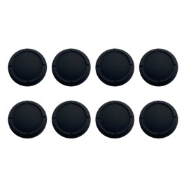 YUWENW Audio Fan Switch Joy-Con Analog Joystick Stick Cover Cap Cover Replacement Joystick Cover Replacement Hardened TPU Joycon Cap Repair Lost Damaged OLED Models (8 Black)