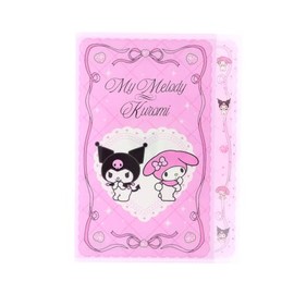 Sun-Star Stationery S2175983 My Melody Sanrio Characters Goods, Clear File, A4 Size, 5 Pockets, Ribbon