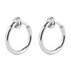 ALOHAMONI Fake Earrings, Ear Cuff, Earrings, Thin Hoop, Binaural, 2-piece