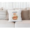 SpecialMe Cushion Cover with Name Fox Cotton 40 x 40