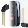 OTOTEC 2Pcs Remote Key Blank Blades TOY40 Uncut Emegency Key