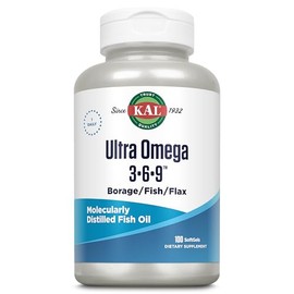 Kal Ultra Omega 3-6-9 -- 100 Softgels by Kal