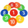 VGEBY 1 x Football Training Markers 10pcs Speed Training Flat