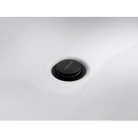 Kohler RH1464524-BL Clicker Drain with Overflow in Matte Black