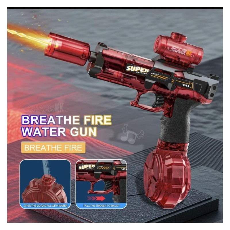 Ultimate Battle Blaster Electric Water Guns with Realistic Muzzle Flame,