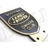 Falon BRONZE SOLID DIE-CAST "LAND ROVER OWNERS CLUB SCOTTISH" BADGE
