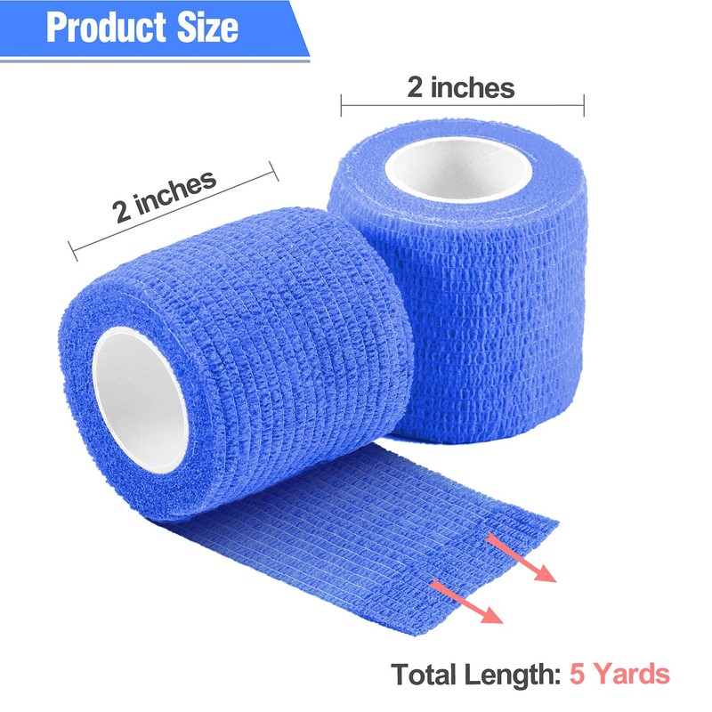 Self Adherent Cohesive Bandages 2‘’ x 5Yards, Keilend Tattoo Grip
