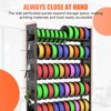TONGMO 3D Printer Filament Rack with Wheels - 7-Tier Large
