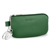 MANAGE Leather Key Case with Coin Compartment and Key Ring