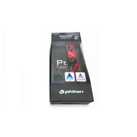 Phiten RAKUWA Breath X50+ Aqua Platinum Black x Red 17cm