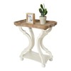 Elesuli Accent Wood Farmhouse End Table Side Tables Nightstand Natural