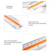 Architectural Scale Ruler, 2Pcs Six Ratios Architectural Scale Ruler Set,