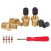 A.I.FORCE 4Pcs 1/4" NPT Tank Valve, Air Compressor Fill Valve