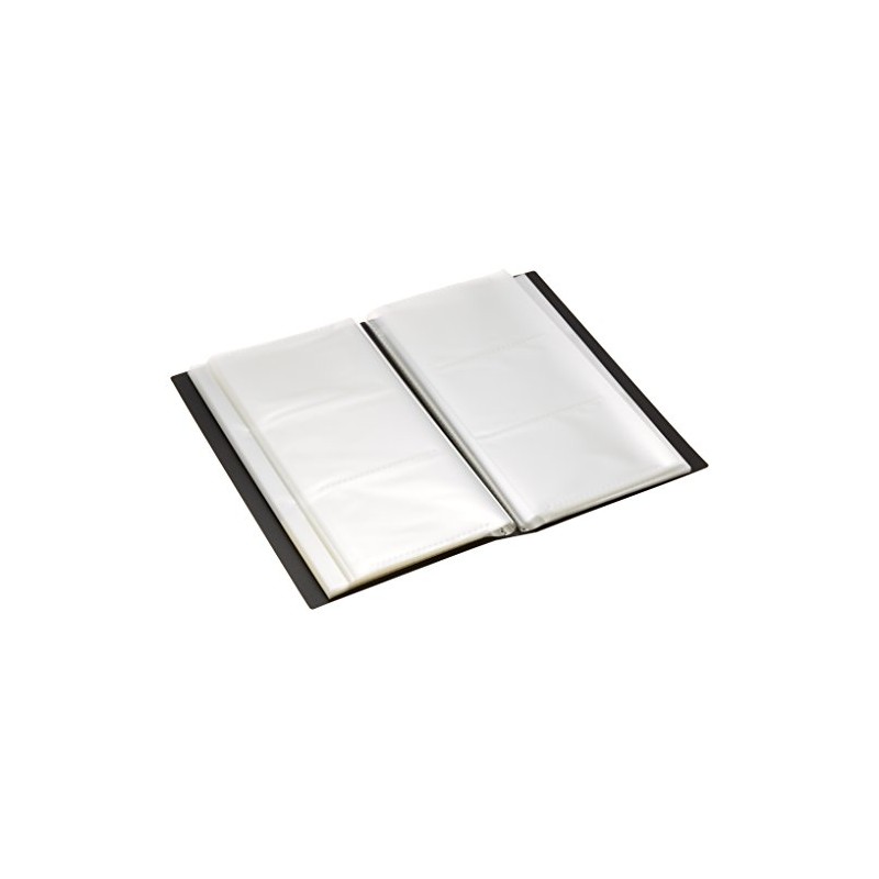 Nakabayashi CTPL-300-BK Pocket Album, Ultra Clear, 3-Tier, Holds 312 L-size
