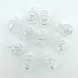 Olgamo Roman Shade Orbs Lock Rope Buckle (Transparent X 10Pcs)