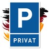 Privatparkplatz Sign (30 x 20 cm Plastic) – Parking Prohibited