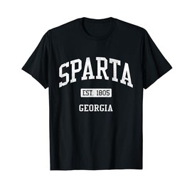 Sparta Georgia GA JS04 Vintage Athletic Sports T-Shirt