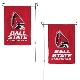 Desert Cactus Ball State University Garden Flag BSU Cardinals Ball U Banner 100% Polyester (Design B)