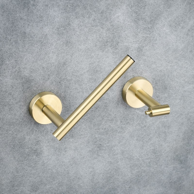 Toilet Roll Holder, NEWRAIN Bathroom Toilet Roll Holder Wall Mounted,