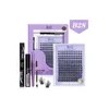 Kit de Extensiones de Pestañas Negras Curvatura D para Aplicación