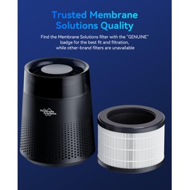 Membrane Solutions Genuine MSB5 Air Purifier Filter Replacement, 3-in-1 High-Efficiency H13 True Hepa Air Filter Replacement for Smoke Pollen Dander Hair Smell-Standard Version (2 Pack)