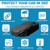 Car Cover for All Weather Rain Snow Hail UV Waterproof