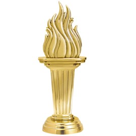 Crown Awards 6" Gold Torch Trophies - Participation Sports Award Trophy 20 Pack Prime