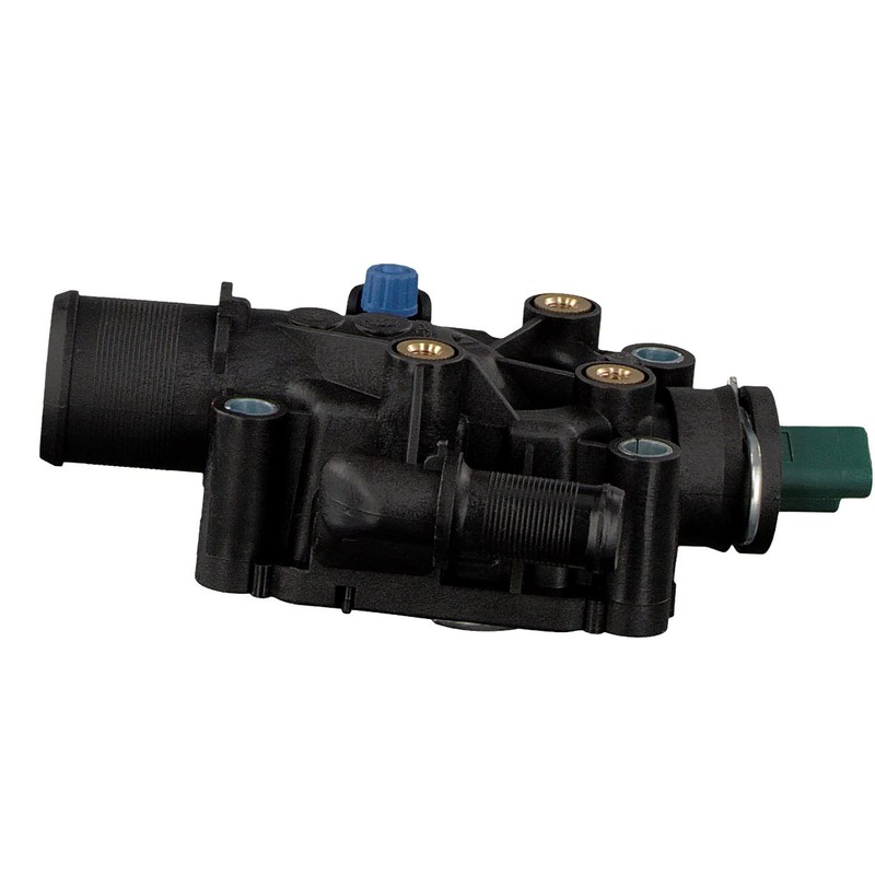 febi bilstein 34977 Thermostat Housing with Temperature Switch, Pack of